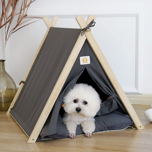 DAQI Small Breed Dog House,Casa de Perro Pequeña,Nido de Gato cálido para Invierno,Cueva